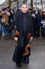 NAOMI SCOTT at Valentino Show at Paris Fashion Week 03/04/2018