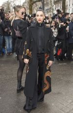 NAOMI SCOTT at Valentino Show at Paris Fashion Week 03/04/2018