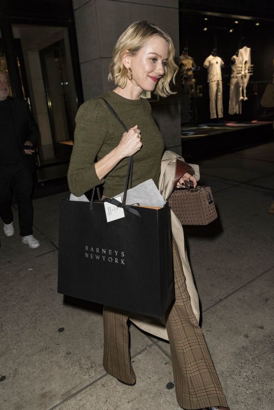 NAOMI WATTS at Barneys New York Launch of Tod’s Capsule Collection in New York 03/15/2018