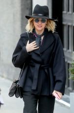 NAOMI WATTS Leaves Her Apartment in New York 03/23/2018