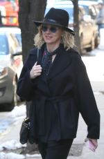 NAOMI WATTS Leaves Her Apartment in New York 03/23/2018