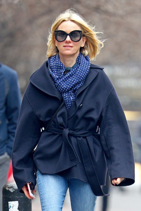 NAOMI WATTS Out in New York 03/29/2018