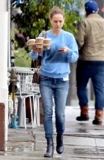 NATALIE PORTMAN in Jeans Out for Coffee in Los Feliz 03/22/2018
