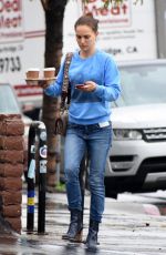 NATALIE PORTMAN in Jeans Out for Coffee in Los Feliz 03/22/2018