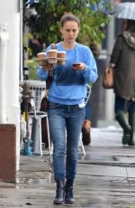 NATALIE PORTMAN in Jeans Out for Coffee in Los Feliz 03/22/2018