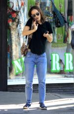 NATALIE PORTMAN in Jeans Out in Los Angeles 03/27/2018