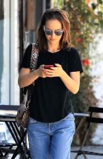 NATALIE PORTMAN in Jeans Out in Los Angeles 03/27/2018