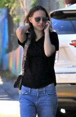 NATALIE PORTMAN in Jeans Out in Los Angeles 03/27/2018