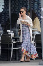 NATALIE PORTMAN Out for Coffee in Los Angeles 03/08/2018