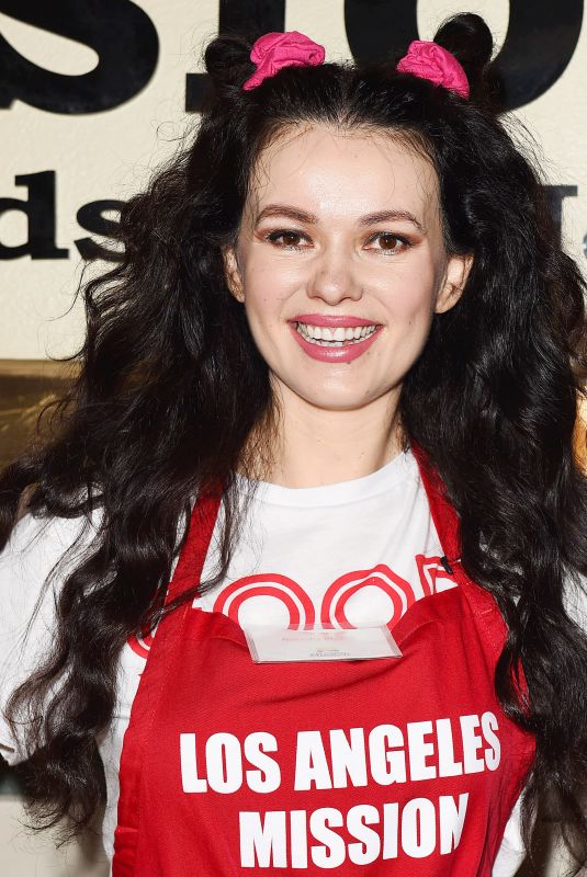 NATASHA BLASICK at Los Angeles Mission Easter Celebration 03/30/2018