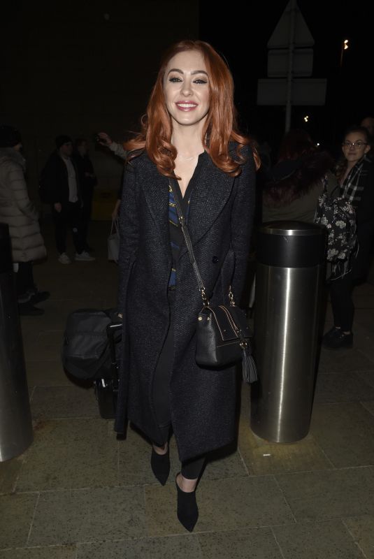 NATASHA HAMILTON Arrives at Media City in Manchester 03/23/2018
