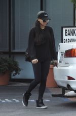 NAYA RIVERA Leaves a Bank in Los Angeles 03/30/2018