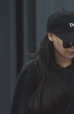 NAYA RIVERA Leaves a Bank in Los Angeles 03/30/2018