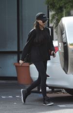 NAYA RIVERA Leaves a Bank in Los Angeles 03/30/2018