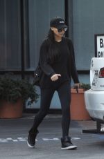 NAYA RIVERA Leaves a Bank in Los Angeles 03/30/2018