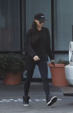 NAYA RIVERA Leaves a Bank in Los Angeles 03/30/2018