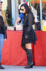 NAYA RIVERA Out on St. Patrick’s Day in Los Angeles 03/17/2018