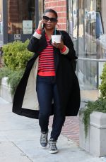 NIA LONG Out and About in Beverly Hills 03/24/2018