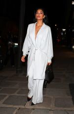 NICOLE SCHERZINGER Leaves Hermes Fashion Show in Paris 03/03/2018