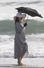NIGELA LAWSON atr Karekare Beach in Auckland 03/28/2018