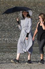NIGELLA LAWSON Out at a Beach in Auckland 03/21/2018