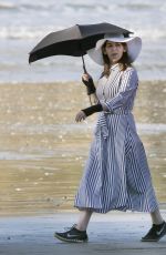 NIGELLA LAWSON Out at a Beach in Auckland 03/21/2018