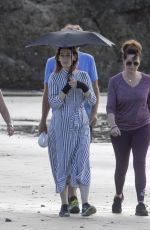 NIGELLA LAWSON Out at a Beach in Auckland 03/21/2018