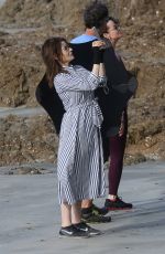 NIGELLA LAWSON Out at a Beach in Auckland 03/21/2018