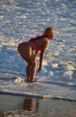 NIKKI LUND in Bikini on the Set of a Photoshoot in Malibu 03/06/2018