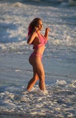 NIKKI LUND in Bikini on the Set of a Photoshoot in Malibu 03/06/2018