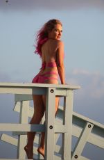 NIKKI LUND in Bikini on the Set of a Photoshoot in Malibu 03/06/2018