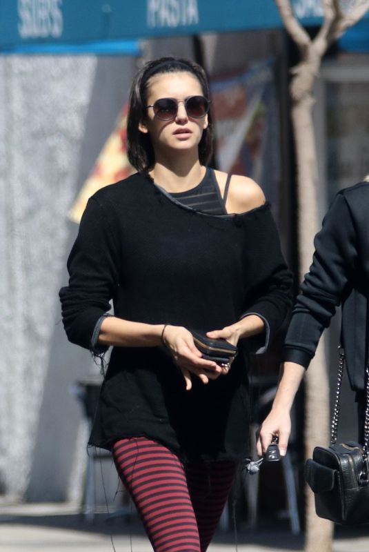 NINA DOBREV Leaves a Dance Class in Los Angeles 03/07/2018