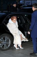 NOOMI RAPACE Leaves Her Hotel in Paris 03/03/2018