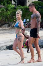 OLIVIA BUCKLAND and Alex Bowen on Vacation in Barbados 03/19/2018