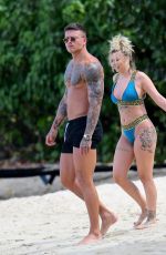 OLIVIA BUCKLAND and Alex Bowen on Vacation in Barbados 03/19/2018