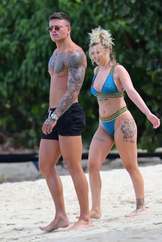 OLIVIA BUCKLAND and Alex Bowen on Vacation in Barbados 03/19/2018