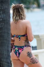 OLIVIA BUCKLAND in Bikini at a Beach in Barbados 03/13/2018