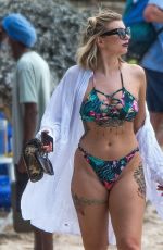 OLIVIA BUCKLAND in Bikini at a Beach in Barbados 03/13/2018