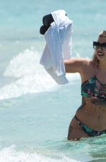 OLIVIA BUCKLAND in Bikini at a Beach in Barbados 03/13/2018