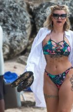 OLIVIA BUCKLAND in Bikini at a Beach in Barbados 03/13/2018