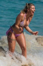 OLIVIA BUCKLAND in Bikini at a Beach in Barbados 03/14/2018