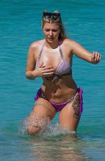 OLIVIA BUCKLAND in Bikini at a Beach in Barbados 03/14/2018