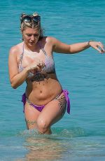 OLIVIA BUCKLAND in Bikini at a Beach in Barbados 03/14/2018