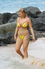 OLIVIA BUCKLAND in Bikini at a Beach in Barbados 03/15/2018