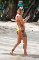 OLIVIA BUCKLAND in Bikini at a Beach in Barbados 03/15/2018