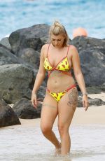 OLIVIA BUCKLAND in Bikini at a Beach in Barbados 03/15/2018