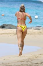 OLIVIA BUCKLAND in Bikini at a Beach in Barbados 03/15/2018