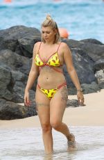 OLIVIA BUCKLAND in Bikini at a Beach in Barbados 03/15/2018