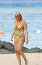 OLIVIA BUCKLAND in Bikini at a Beach in Barbados 03/15/2018