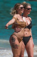 OLIVIA BUCKLAND in Bikini on the Beach in Barbados 03/16/2018